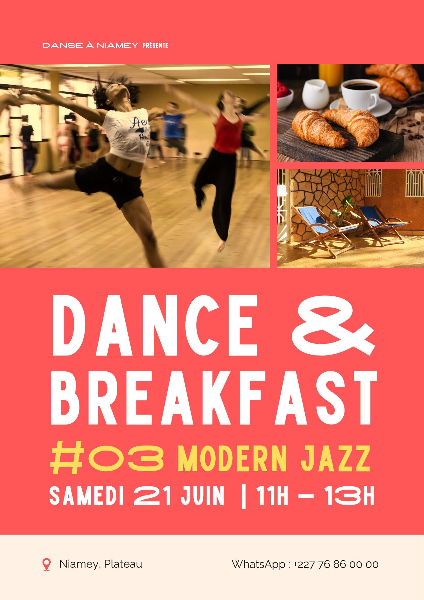 Danse et petit déjeuner - Studio Danse à Niamey