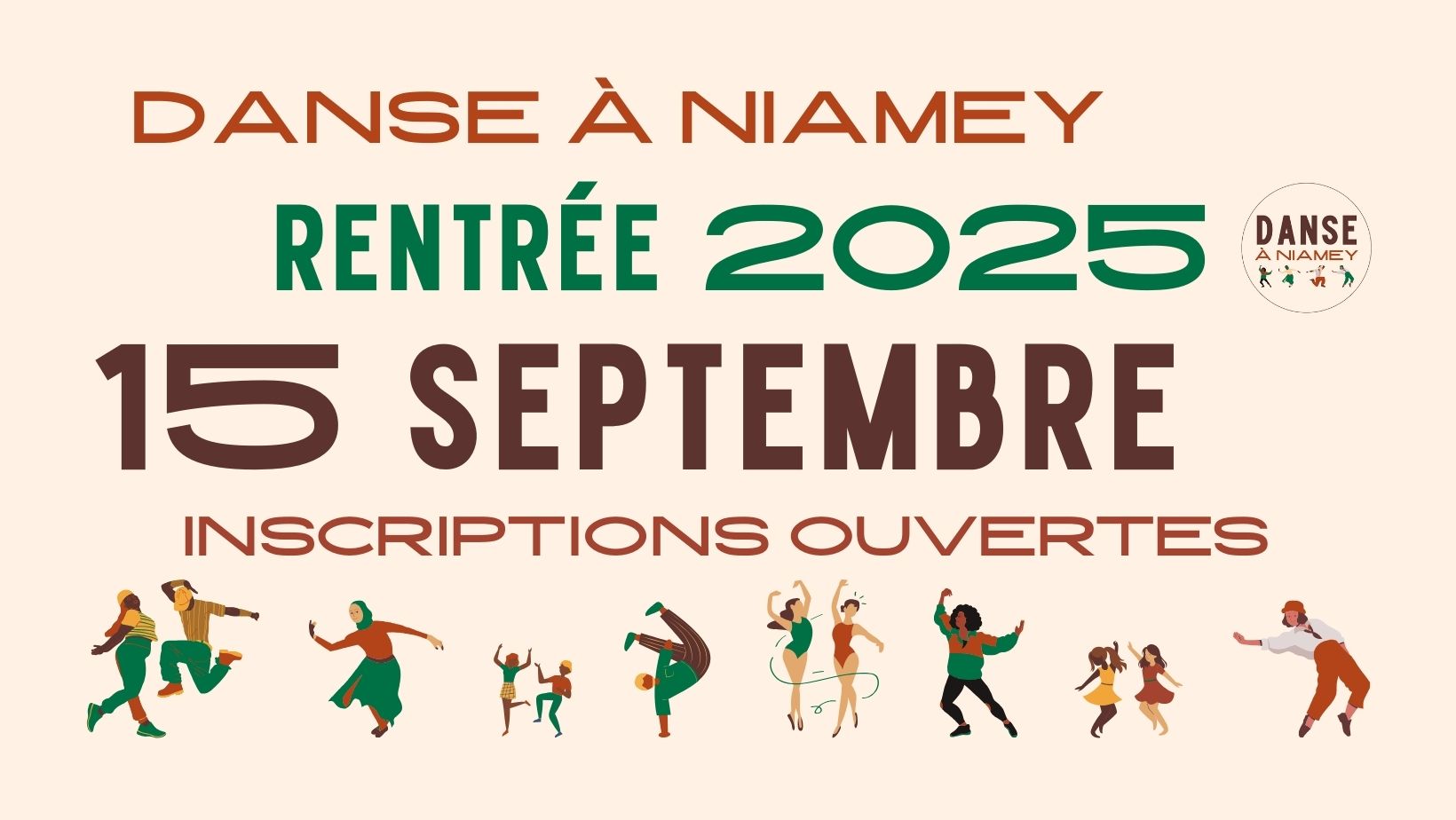 Rentrée 2025 au studio Danse à Niamey : 15 septembre 2025