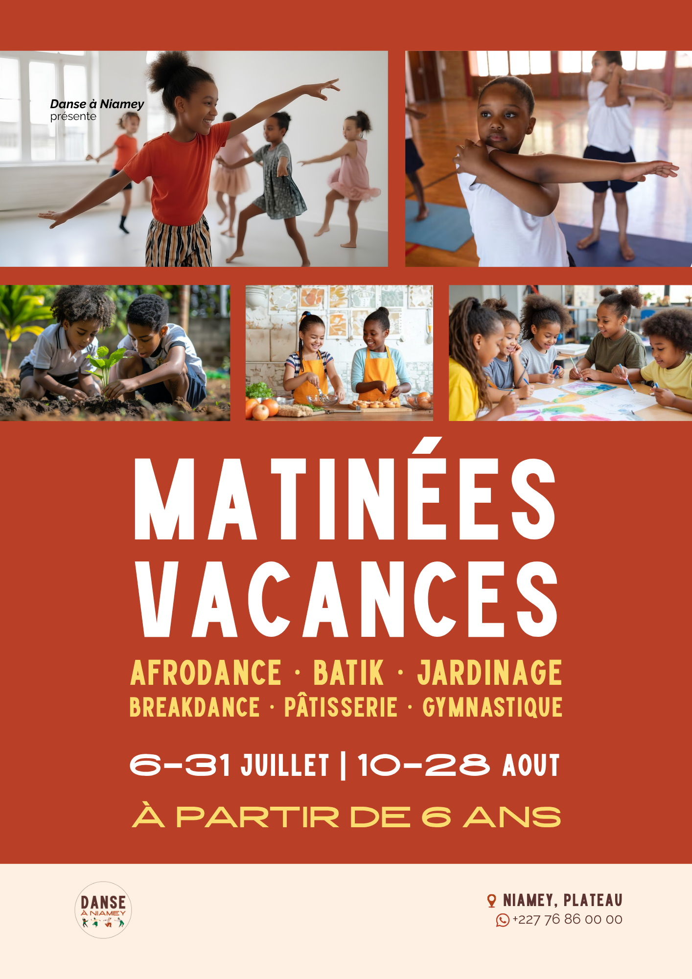Matinées Vacances : juillet-août 2026