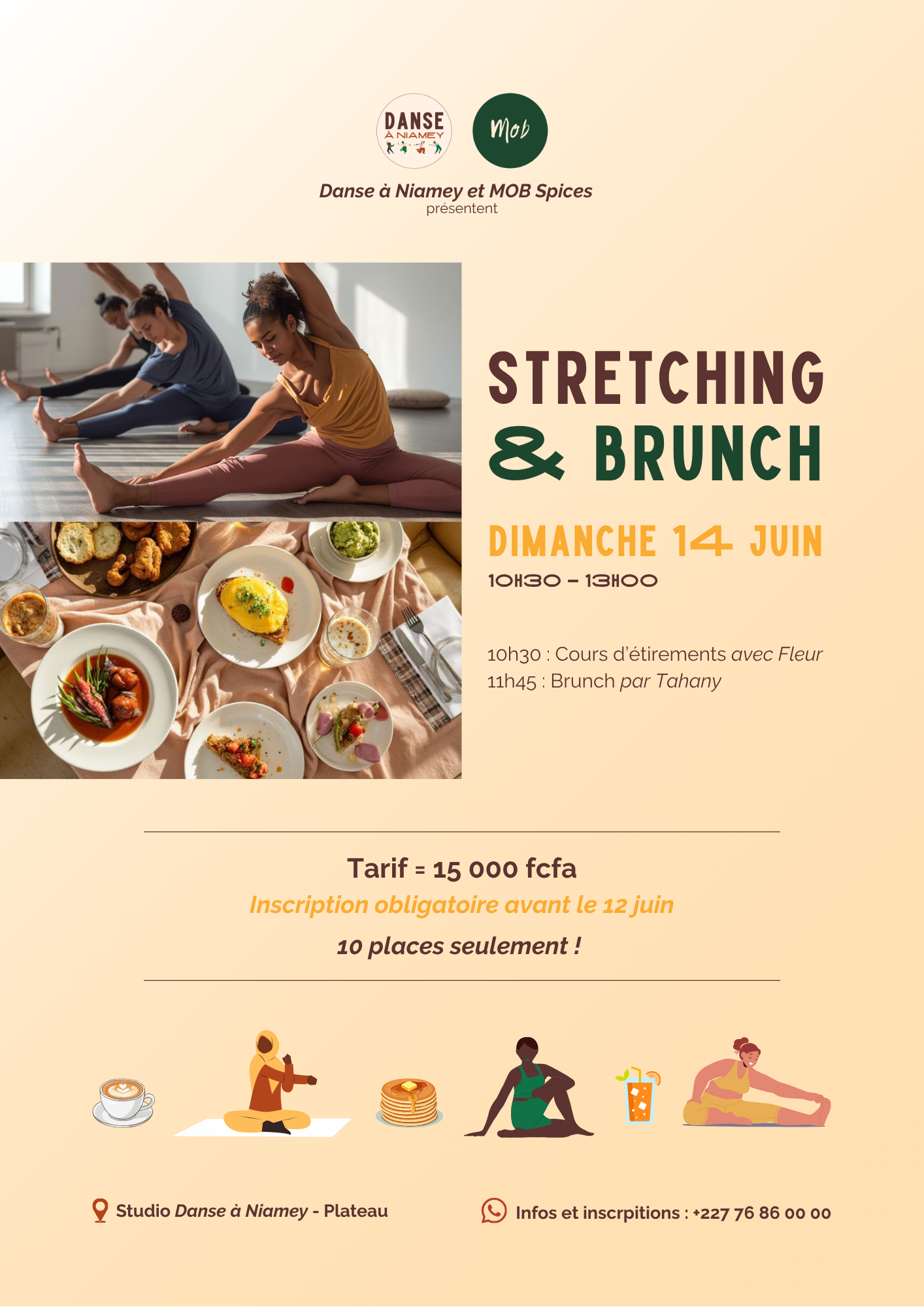 Stretching & Brunch x Mob Spices
